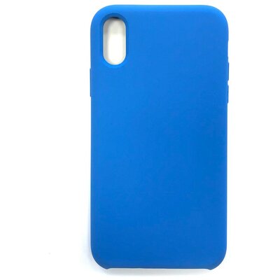 Prémium szilikon hátlapvédő telefontok, iPhone XS Max, Kék