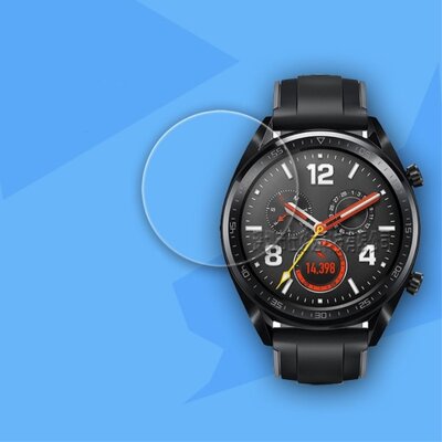 Kijelzővédő üvegfólia (0.33mm, 9H, nem íves) TEMPERED GLASS - Huawei Watch GT