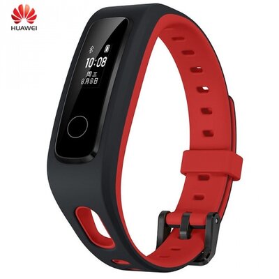Huawei Band B4 Running (AW70_R) / bluetooth csuklópánt, okoskarpánt (aktivitást mérő karkötő, cseppálló, cipőre rögzíthető), piros