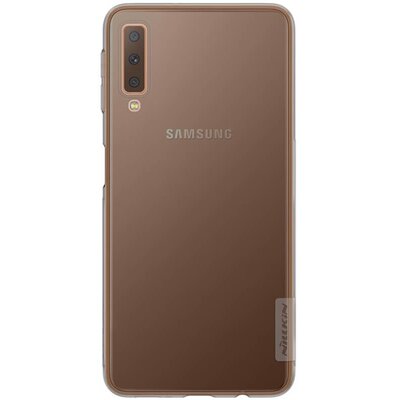 Nillkin Nature hátlapvédő telefontok gumi / szilikon (0.6 mm, ultravékony) Szürke [Samsung Galaxy A7 (2018) SM-A750F]