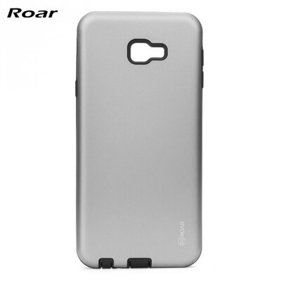 Roar Rico Armor hátlapvédő telefontok gumi / szilikon (közepesen ütésálló, műanyag hátlap, matt) Szürke [Samsung Galaxy J4+ Plus (J415F)]