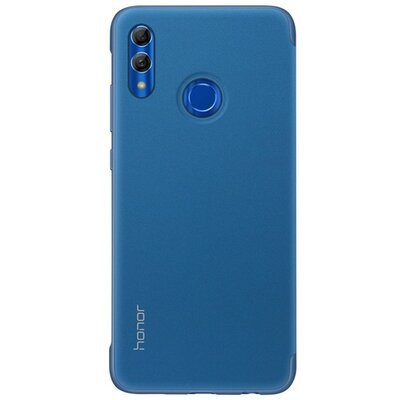 Huawei 51992805 Telefontok álló, bőr hatású (flip, oldalra nyíló) Kék [Huawei Honor 10 Lite]