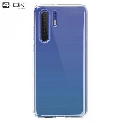 Blautel USP3PT 4-OK hátlapvédő telefontok gumi / szilikon (ultravékony) Átlátszó [Huawei P30 Pro]