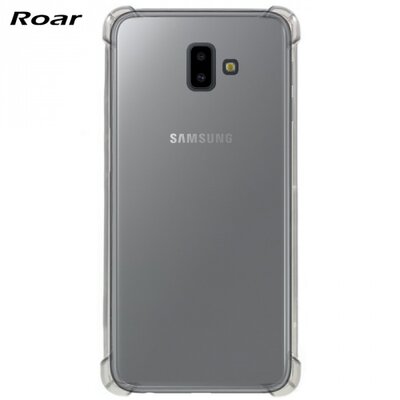 ROAR ARMOR műanyag hátlapvédő telefontok (szilikon keret, közepesen ütésálló, légpárnás sarok) Átlátszó [Samsung Galaxy J6+ Plus (J610F)]
