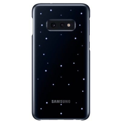 Samsung EF-KG970CBEGWW Műanyag hátlapvédő telefontok (ultravékony, hívás és üzenetjelző funkció, LED világítás) Fekete [Samsung Galaxy S10e (SM-G970)]