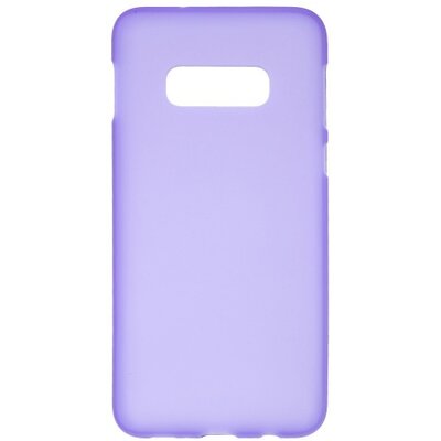 Hátlapvédő telefontok gumi / szilikon (matt, fényes keret) Lila [Samsung Galaxy S10e (SM-G970)]