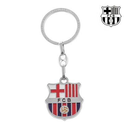 F.C. Barcelona Ezüstszínű Kulcstartó