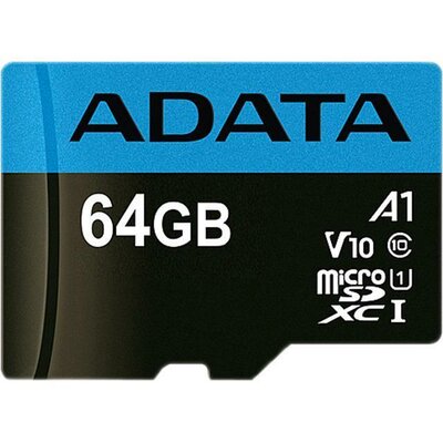 Memóriakártya ADATA Premier Micro SDXC UHS-I 64GB 85/25 MB/s
