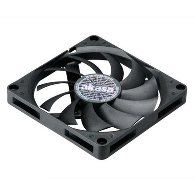 Hűtőventilátor Akasa 80 x 10.8mm Slim PWM Black fan