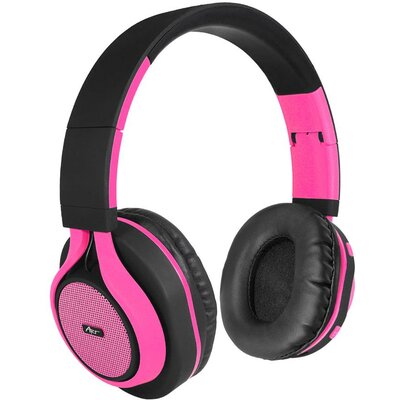 ART bluetooth fülhallgató mikrofonnal AP-B04 fekete/pink