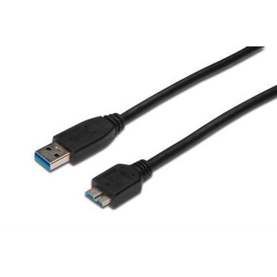 ASSMANN USB 3.0 SuperSpeed Connection kábel USB A M(plug)/microUSB B M(plug) 1m