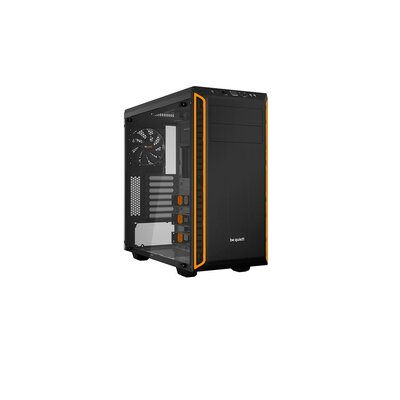 Számítógépház - be quiet! Pure Base 600 window, orange, ATX, M-ATX, mini-ITX case