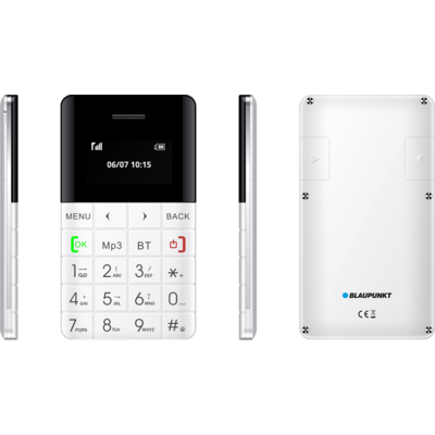 Mobiltelefon, Okostelefon - Blaupunkt FXS 01 Single Sim, fehér