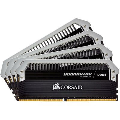 Memória Corsair Dominator Platinum 32GB DDR4, 3000MHz, 4x8GB DIMM, Unbuffered, 1.35V