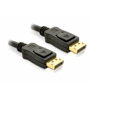 Delock kábel, DisplayPort M/M, 2m, arany