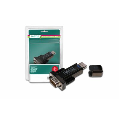 Digitus USB2.0/RS232 (DB9M) konverter, 5 LGW
