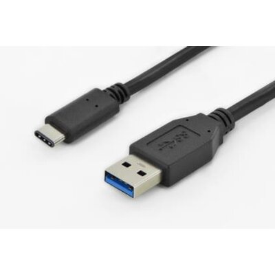 EDNET USB 3.0 SuperSpeed 5Gbps Connection kábel USB C (plug)/USB A (jack) 1m