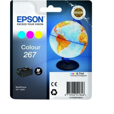 Tintapatron Epson color 267, WorkForce WF-100W