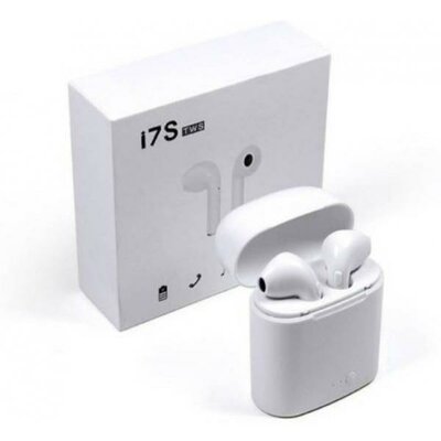 I7S TWS vezeték nélküli bluetooth fülhallgató, fehér