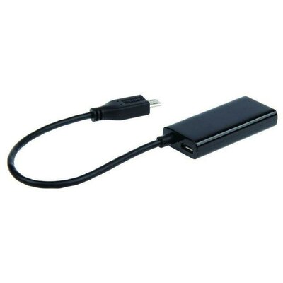 Gembird adapter MHL-> HDMI(F)+MICRO USB(BF)(11pin)smartfon to TV HD+power supply