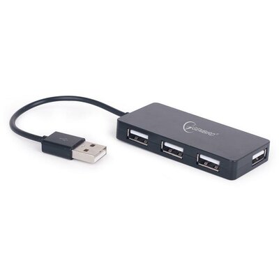 Gembird 4-port HUB USB 2.0, black