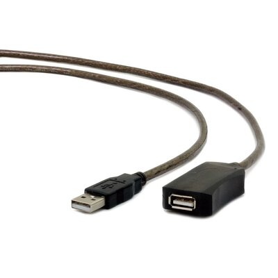 Gembird USB 2.0 aktív hosszabbító kábel, 5m