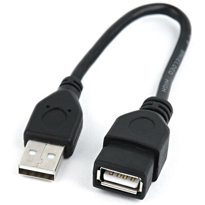 Gembird USB 2.0 A- A-csatlakozó kábel, 0.15m, fekete