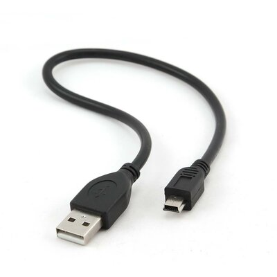 Gembird USB 2.0 A-csatlakozó MINI 5PM kábel, 0.3 m, bulk csomagolás