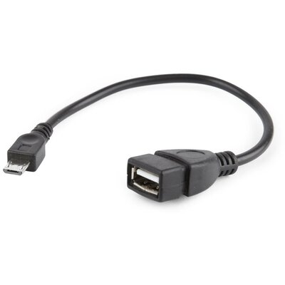 Gembird OTG kábel USB-A -> microUSB, 0,15 m