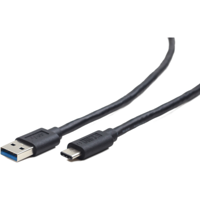 Gembird USB 3.0 AM to Type-C kábel (AM/CM), 0.1m, black