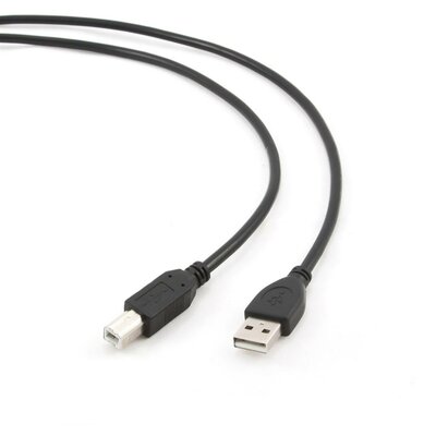 Gembird USB 2.0 kábel AM-BM, 1m, fekete