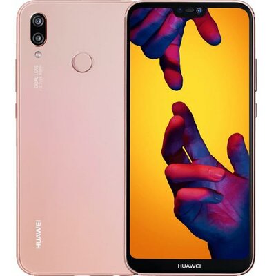 Mobiltelefon, Okostelefon - Huawei P20 Lite, Dual SIM, 64GB / 4GB, rózsaszín
