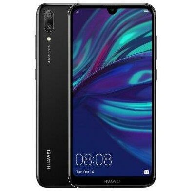 Mobiltelefon, Okostelefon - Huawei Y7 2019, Dual SIM 32GB, fekete