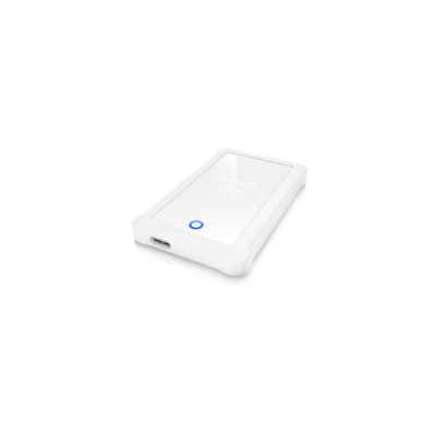 IcyBox External 2,5" HDD case SATA to 1xUSB 3.0, white+ protection bag