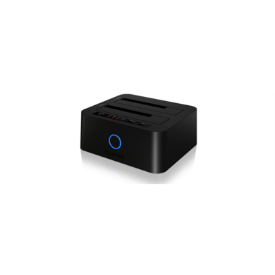 IcyBox 2Bay Docking & Clone Station for 2.5" and 3.5" HDD Sata, JBOD, USB 3.0