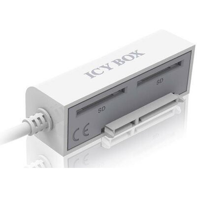 IcyBox USB 3.0 adapter kábel for 2.5" SSD/HDD SATA, 2xUSB 3.0, SD card reader