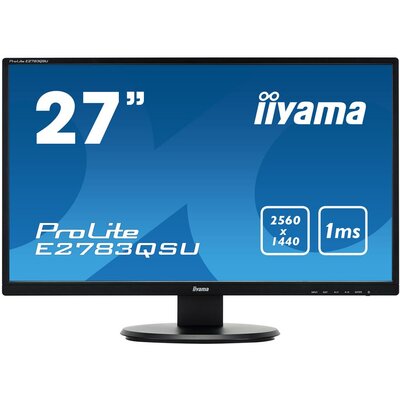 Monitor Iiyama E2783QSU-B1 27inch WQHD, DVI/HDMI/DP, USBx2, FreeSync, Speakers