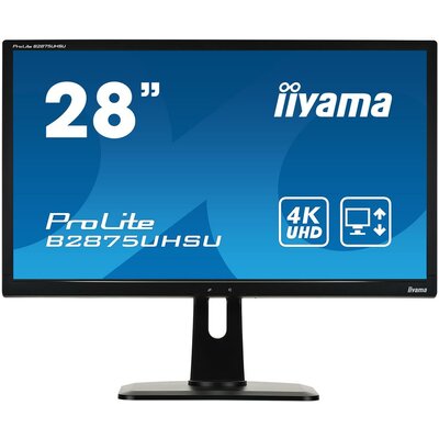 Monitor Iiyama B2875UHSU-B1 28inch 4K, D-Sub/DVI/HDMI(MHL)/DP, USBx3, speakers
