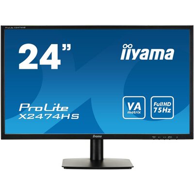 Monitor Iiyama X2474HS-B1 23,6inch, panel VA, D-Sub/HDMI/DP, speakers