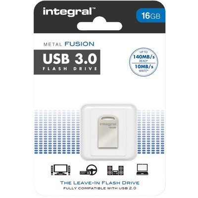 Integral USB metal Fusion 16GB transfer up to 140 MB/s