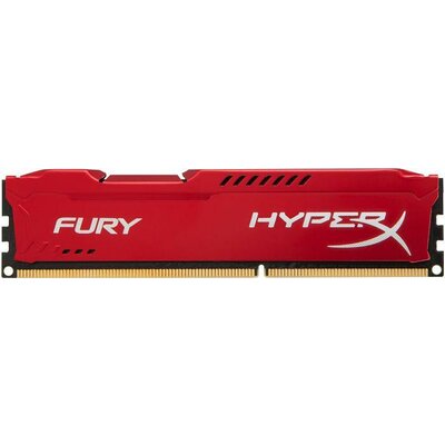 Memória DDR3 Kingston HyperX Fury Red 4GB 1600MHz CL10