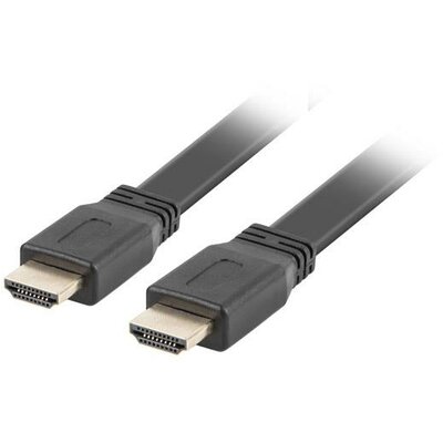 Lanberg kábel HDMI M/M V2.0 5M Black Flat