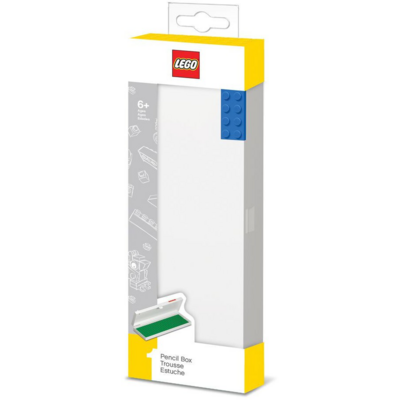 Fehér tolltartó kék kockával LEGO®