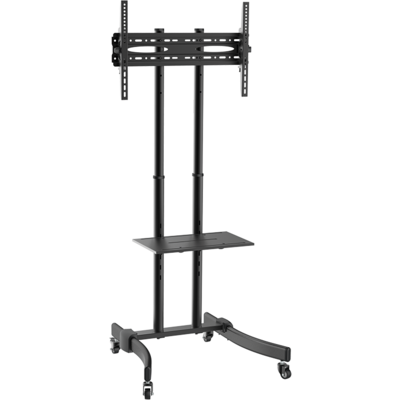 LOGILINK - TV stand cart, adjustable TV height, 37-70", max. 40 kg