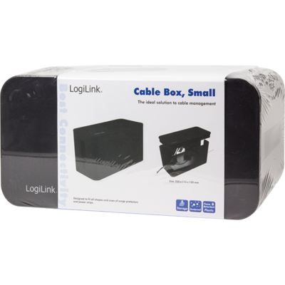 LOGILINK - kábel Box, 235x115x120mm, Black