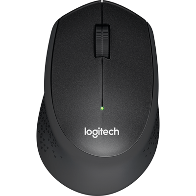 Logitech® M330 Silent Plus BLACK - IN-HOUSE/EMS,NO LANG,EMEA,RETAIL,2.4GHZ,M-R00
