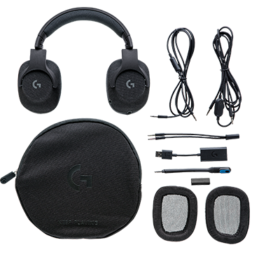 Logitech Gaming Headset G433 7.1 Surround - Triple fekete - 3.5 MM - EMEA