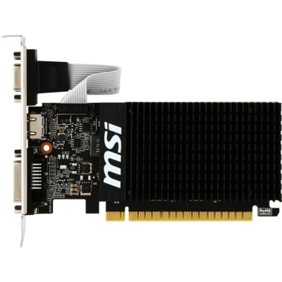 Videokártya MSI GeForce GT 710, 1GB DDR3 (64 Bit), HDMI, DVI, D-Sub