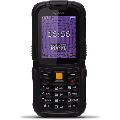 Mobiltelefon, Okostelefon - myPhone HAMMER 2G, fekete, Dual SIM