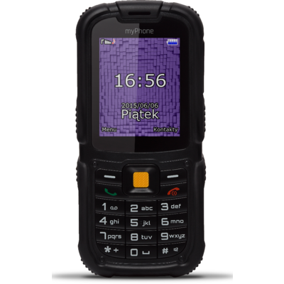 Mobiltelefon, Okostelefon - myPhone HAMMER 2+, fekete